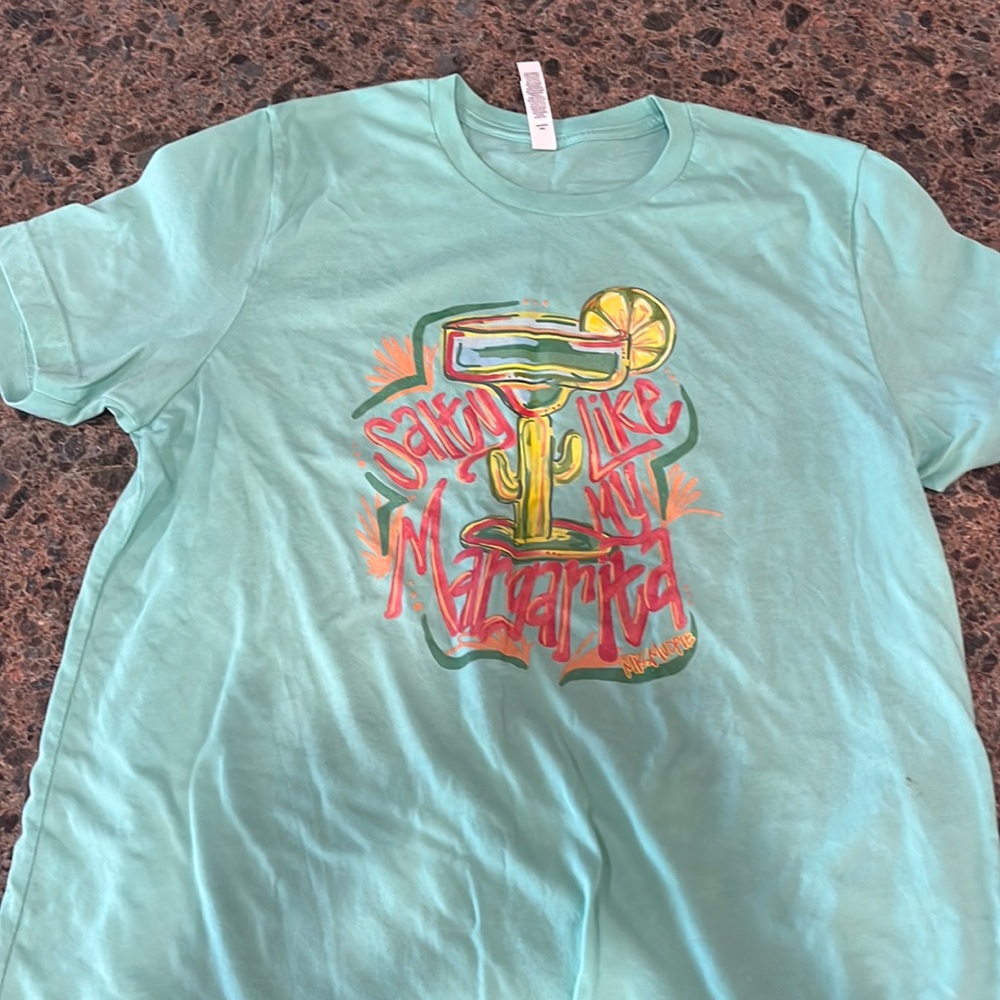 Salty like my margarita large shirt women’s